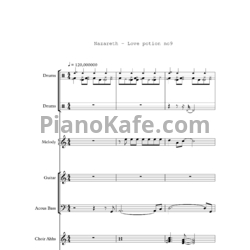 Ноты Nazareth - Love potion no9 - предпросмотр