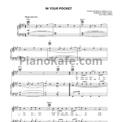 Ноты Maroon 5 - In your pocket - предпросмотр