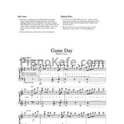 Ноты Jon Schmidt - Game Day - предпросмотр