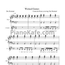 Ноты The Weeknd - Wicked game