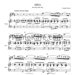 Ноты Э. Бозза - Ария