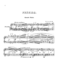 Ноты Генрих Лихнер - Fenella (Op. 48) - предпросмотр