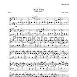 Ноты Olafur Arnalds - Erla's waltz - предпросмотр