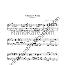 Ноты Rihanna feat. Drake - What's my name - предпросмотр