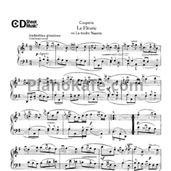 Ноты Франсуа Куперен - La fleurie