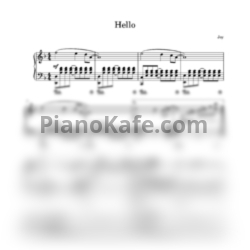 Ноты Joy - Hello (Piano coover) - предпросмотр