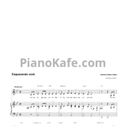 Ноты Antonio Carlos Jobim - Esquecendo você - предпросмотр