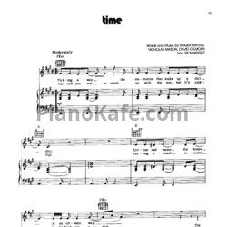 Ноты Pink Floyd - Time (Версия 2) - предпросмотр