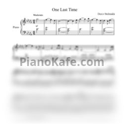 Ноты Denis Stelmakh - One last time - предпросмотр