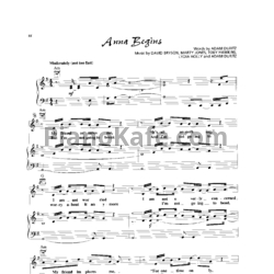 Ноты Counting Crows - Anna Begins - предпросмотр