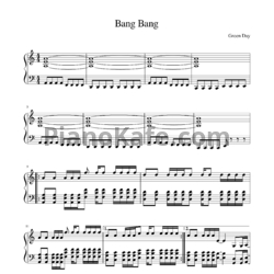 Ноты Green Day - Bang bang - предпросмотр