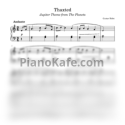 Ноты Gustav Holst - Thaxted (Jupiter Theme) - предпросмотр