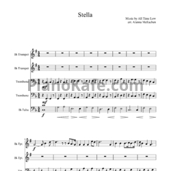 Ноты All Time Low - Stella - предпросмотр