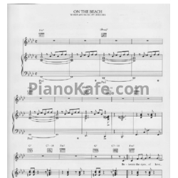 Ноты Chris Rea - On the beach - предпросмотр