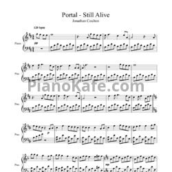 Ноты Jonathan Coulton - Portal: Still Alive - предпросмотр