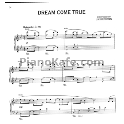 Ноты Jim Brickman - Dream come true - предпросмотр