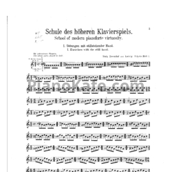 Ноты Moriz Rosenthal and Ludvig Schytte - School of modern pianoforte virtuosity - предпросмотр