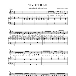Ноты Andrea Bocelli Feat. Helene Sagara - Vivo per lei