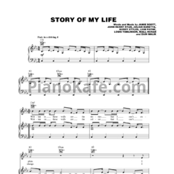 Ноты One Direction - Story of my life (Версия 3) - предпросмотр