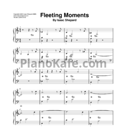Ноты Isaac Shepard - Fleeting moments - предпросмотр