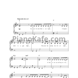 Ноты Taylor Swift - Call it what you want (Версия 2) - предпросмотр