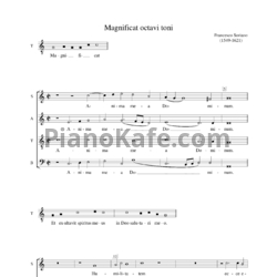 Ноты Ф. Сориано - Magnificat octavi toni - предпросмотр