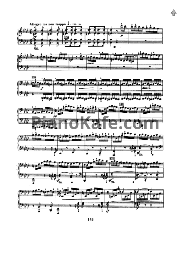 Ноты Л. Бетховен - Соната Аппасионата №23. 3 часть - PianoKafe.com