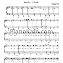 Ноты Within Temptation - Deceiver of fools - предпросмотр