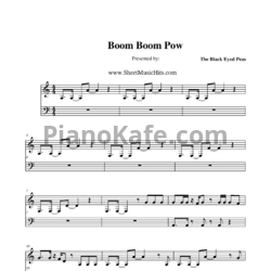 Ноты The Black Eyed Peas - Boom Boom Pow - предпросмотр