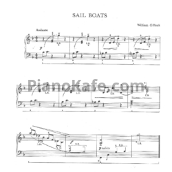 Ноты William Gillock - Sail boats - предпросмотр