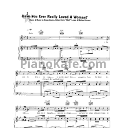 Ноты Bryan Adams - Have you ever really loved a woman? - предпросмотр