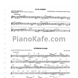 Ноты Benny Goodman, Lionel Hampton and Charlie Christian - AC-DC current - предпросмотр