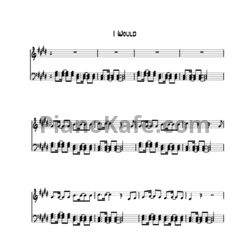 Ноты One Direction - I would - предпросмотр
