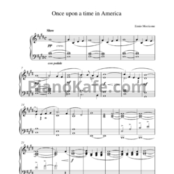Ноты Ennio Morricone - Once upon a time in America - предпросмотр
