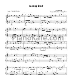 Ноты The Daydream - Kissing Bird - предпросмотр