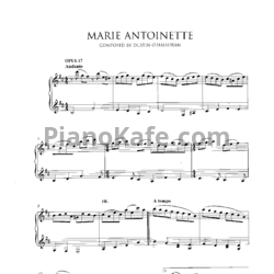 Ноты Dustin O'Halloran - Opus #17 (Marie Antoinette) - предпросмотр