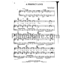 Ноты Ray Charles - A perfect love - предпросмотр