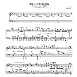 Ноты Carter Burwell - Bella's lullaby (3)