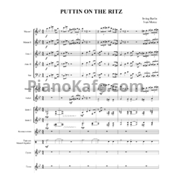 Ноты Irving Berlin - Puttin on the Ritz (для голоса и оркестра. Партитура и партии) - предпросмотр