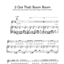 Ноты Britney Spears feat. Ying Yang Twins - I got that (Boom boom) - предпросмотр