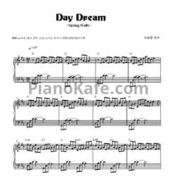 Ноты Yiruma - Day dream - предпросмотр