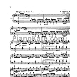 Ноты Ференц Лист - Юношеские этюды (Соч. 1) - предпросмотр