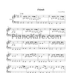 Ноты Justin Bieber & BloodPop® - Friends - предпросмотр