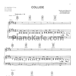 Ноты Howie Day - Collide - предпросмотр