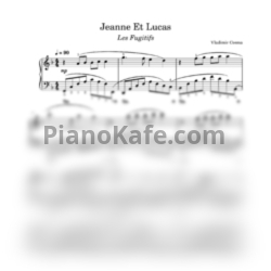 Ноты Владимир Косма - Jeanne Et Lucas (Les Fugitifs) - предпросмотр