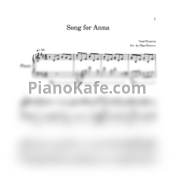 Ноты Paul Mauriat - Song for Anna (Переложение для фортепиано) - предпросмотр