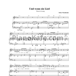 Ноты Xavier Naidoo - Und Wenn Ein Lied