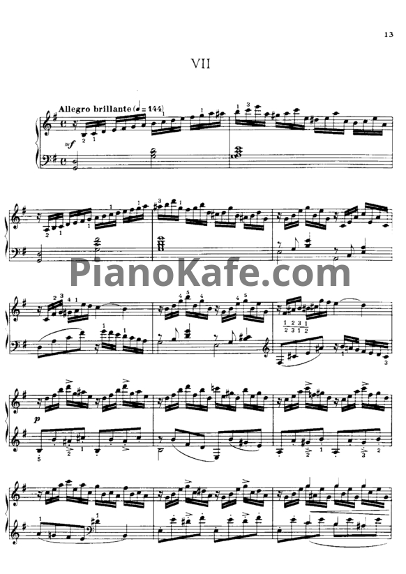 Ноты М. Мошковский - Этюд (Соч. 91, №7) - PianoKafe.com