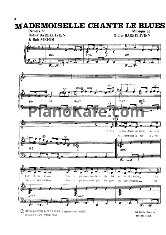 Ноты Patricia Kaas - Songbook (Книга нот) - PianoKafe.com