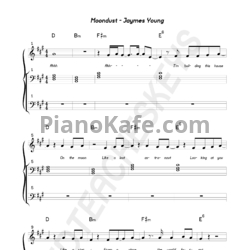 Ноты Jaymes Young - Moondust